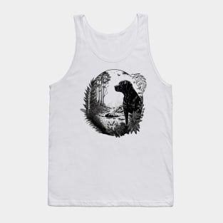 Dog Watercolor Tank Top